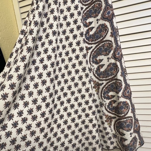 Hem & Thread Women’s Sz M Beautiful White & Blue Short Summer Tank Dress - Picture 10 of 11